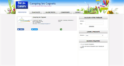 Desktop Screenshot of camping-les-cognets.ruedesloisirs.com