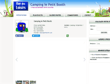 Tablet Screenshot of camping-le-petit-booth.ruedesloisirs.com